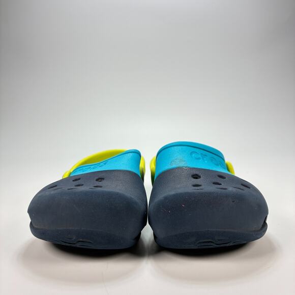 Crocs Electro II Clog Blue Slip On Comfort Sandals Lightweight Youth Size 10 - Picture 2 of 8